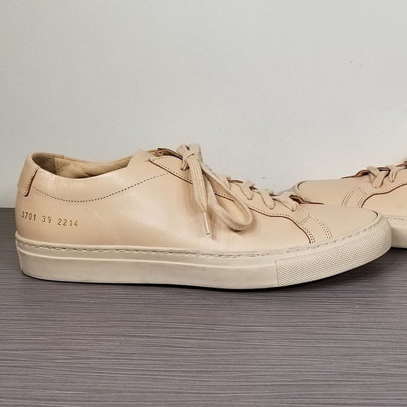 Common Projects Original Achilles Sneaker, Natural Leather, Womens Size 9 / 39 - Picture 7 of 12